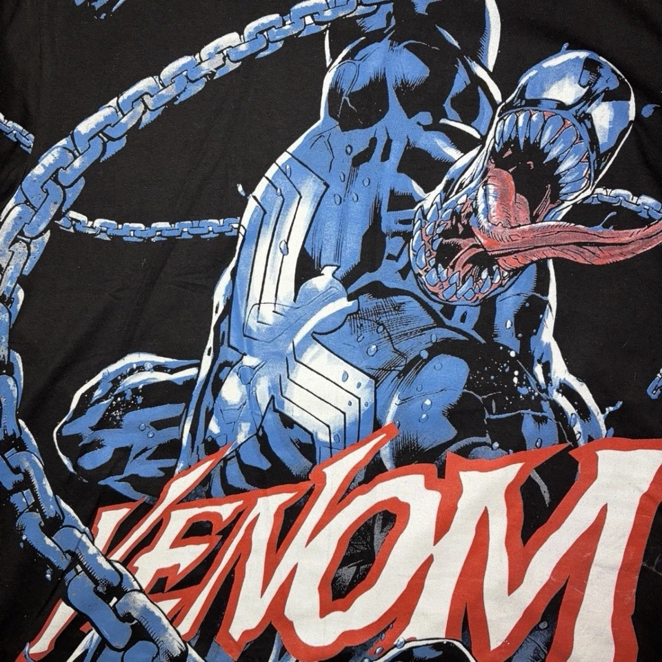 Camiseta moderna de colección Venom Marvel Comics AOP doble cara estampada talla XL Foto 2 de 4