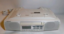 Sony ICF-CD513 Under Cabinet Stereo Radio  CD Player Mega Bass Tested No Mounts