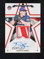 2025 Stars and Stripes Signature Materials Prime 11/25 Patrick Forbes Auto 0j81