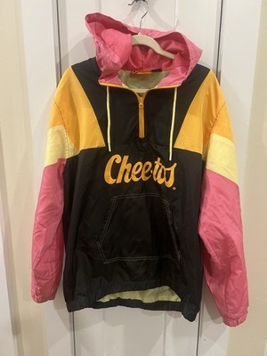 Cheetos Chester Cheetah Basketball Jacket Men s Large Black Colorblock Logo 