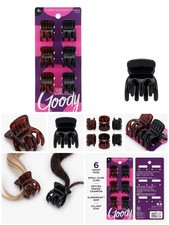 Goody Small Claw Clips, 6 Ct