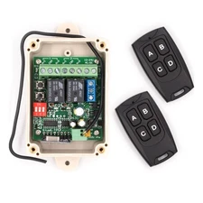 Solidremote 12V - 24V Secure Wireless Rf Remote Control Relay Switch U