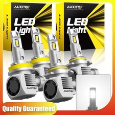LED 9005+H11 Headlights Bulbs Combo Hi/Lo Beam 600% White Plug & Play