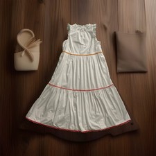 J.Crew White Cotton Dress Size 6 Beautiful!
