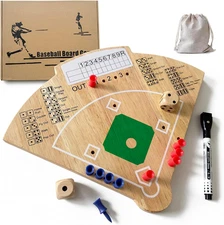 Oak Baseball Board Game for Family Fun and Travel Entertainment