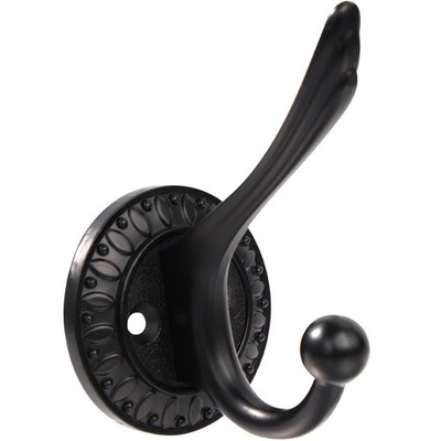 6 PCS Matte Black Towel Wall Hook Heavy Duty Hanger Coat Robe YG02B6