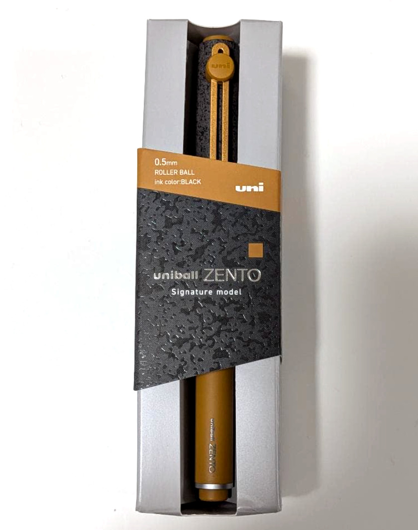 Mitsubishi Uni-ball ZENTO 0.5mm Signature Model Stone Brass Limited Japan NEW