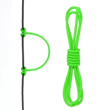 Archery D Loop Rope 2 FT, Bow D Loop String Release Material Nock Wire, Green
