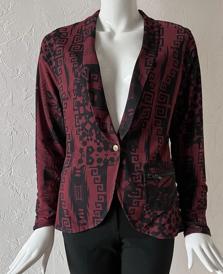 Veste Noire & Bordeaux Desigual By Christian Lacroix - Photo 2/4
