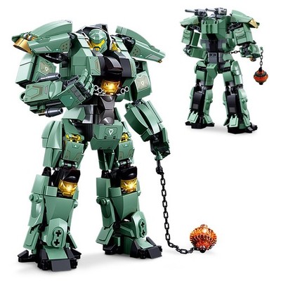 Transforming Robot Mech Building Block Sets Compatible with Mech Destroy...