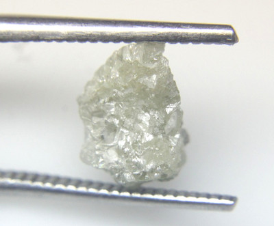 4.25 CTS NATURAL REAL RAW UNCUT GRAY ROUGH DIAMOND 11.02x7.93x7.30 MM