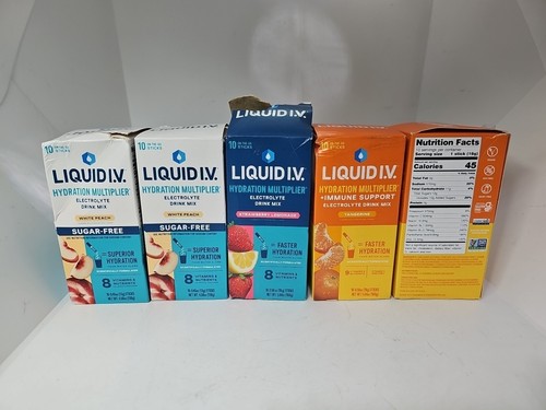 Liquid I.V Hydration Multiplikator Variety Pack 50 - 0,56oz. ( Exp.8/26) Siehe Beschreibung