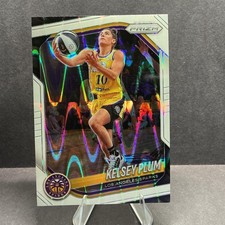 2025 Panini Prizm WNBA #59 Kelsey Plum White Seismic Prizms