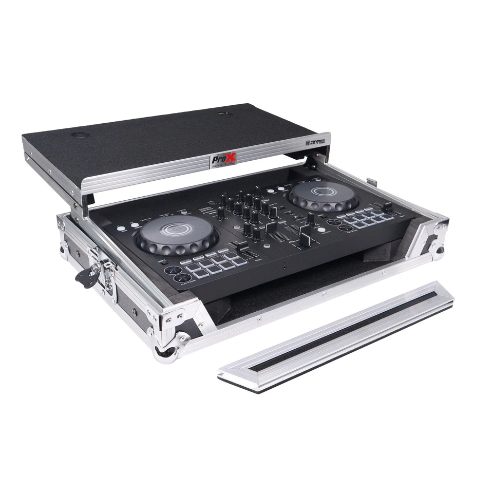 ProX X-DDJFLX4LT ATA Road Case For Pioneer DDJ-FLX4 DDJ-400 DDJ-SB3+Laptop Shelf - Image 3 of 4