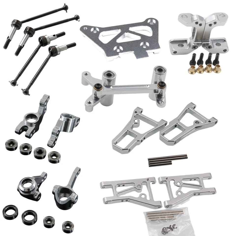 GTBRACING CNC Aluminum Upgrade for HPI RS4 3 Evo Nitro Arms Hubs Steering Dogbone Kit