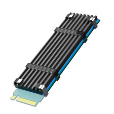 Optimal Cooling M.2 Heatsink with Thermal Pad for 2280 SSD - 5-20 C Performance