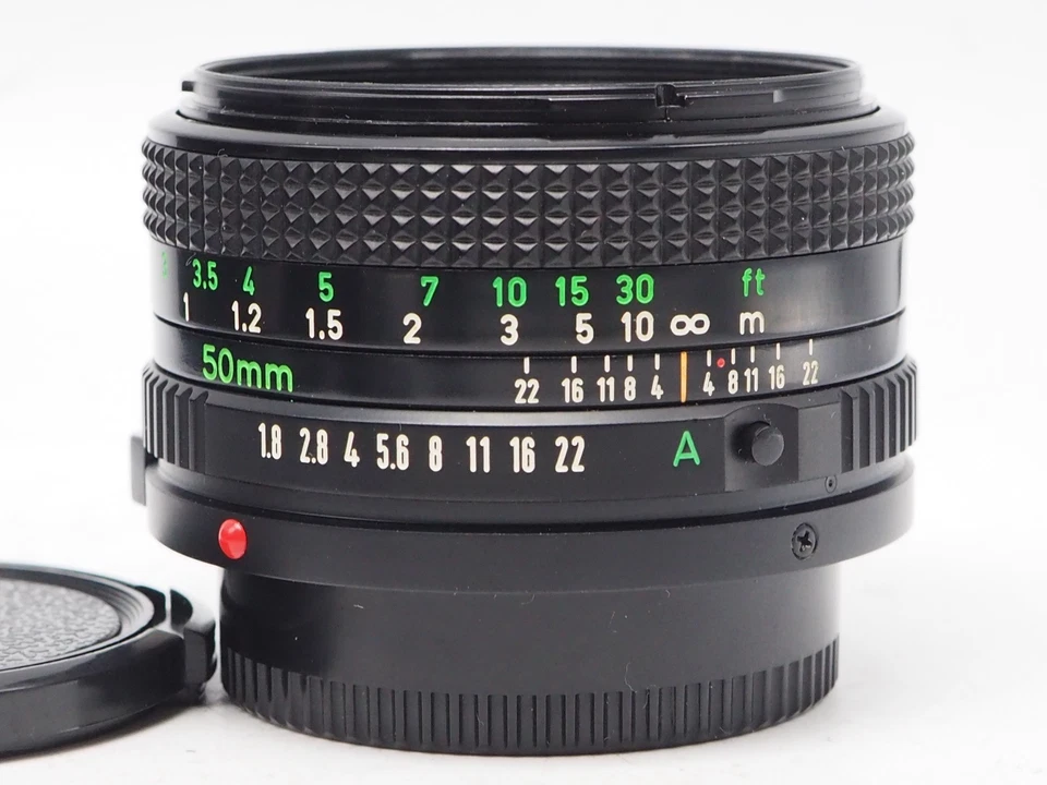 Canon FD 50 mm 1:1.8 obiettivo principale adatto per fotocamera A1 AE1 AT1 T90 T60 ecc. nFD LC56 - Immagine 3 di 4