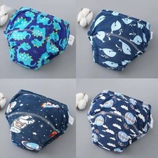 Baby Pants 4Pcs Waterproof Reusable Cotton Toddler Potty Training Shor