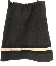 MARNI Gorgeous Skirt in Dark Charcoal Gray Size 40IT Small