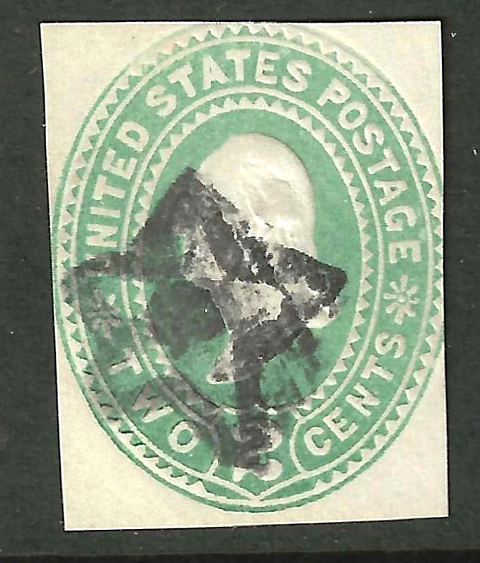 INTERESTING STARS Fancy Cancel 1-2 Cent Washington Postal Corner US  64B31 - Image 3 of 3