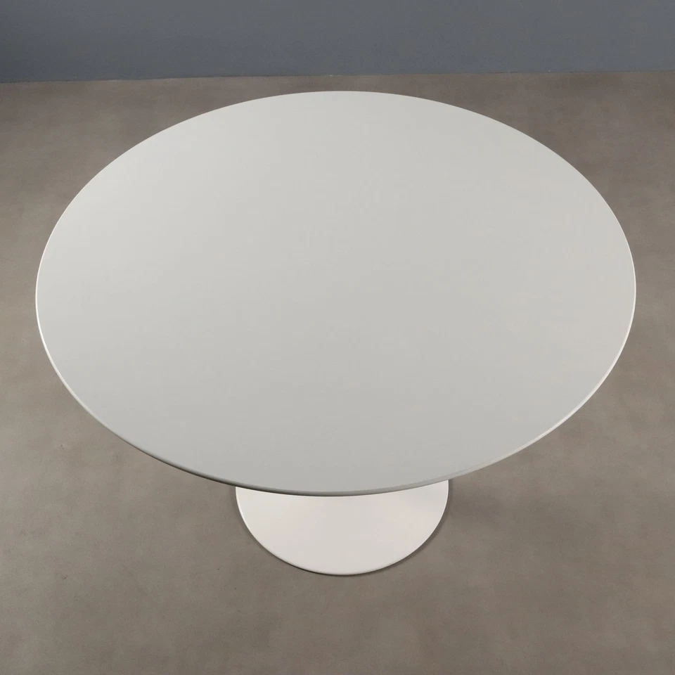 Table Knoll Tulip Vintage Design Eero Saarinen Aluminium Original - Photo 4/4