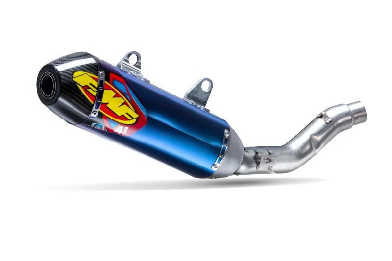 FMF Racing Factory 4.1 RCT S/O anodizado con tapa de carbono para Suzuki RMZ250 Foto 2 de 4