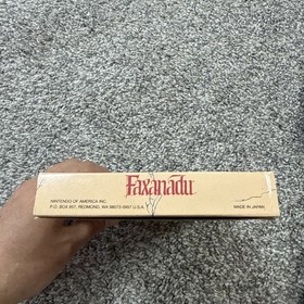Faxanadu (Nintendo NES) 1989 Original Plastic Great Box No Manual