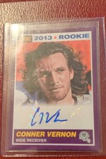 2013 Score - 2013 Rookie Conner Vernon #350 Purple Signatures /49 (AU, RC)