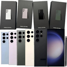 NEW SEALED Samsung Galaxy S23 Ultra 5G 256GB 512GB SM-S918U CDMA GSM Unlocked