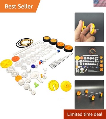 Creative DIY Gear Package - 82 PC Accessory Kit for Kids' Robotics and Cars
