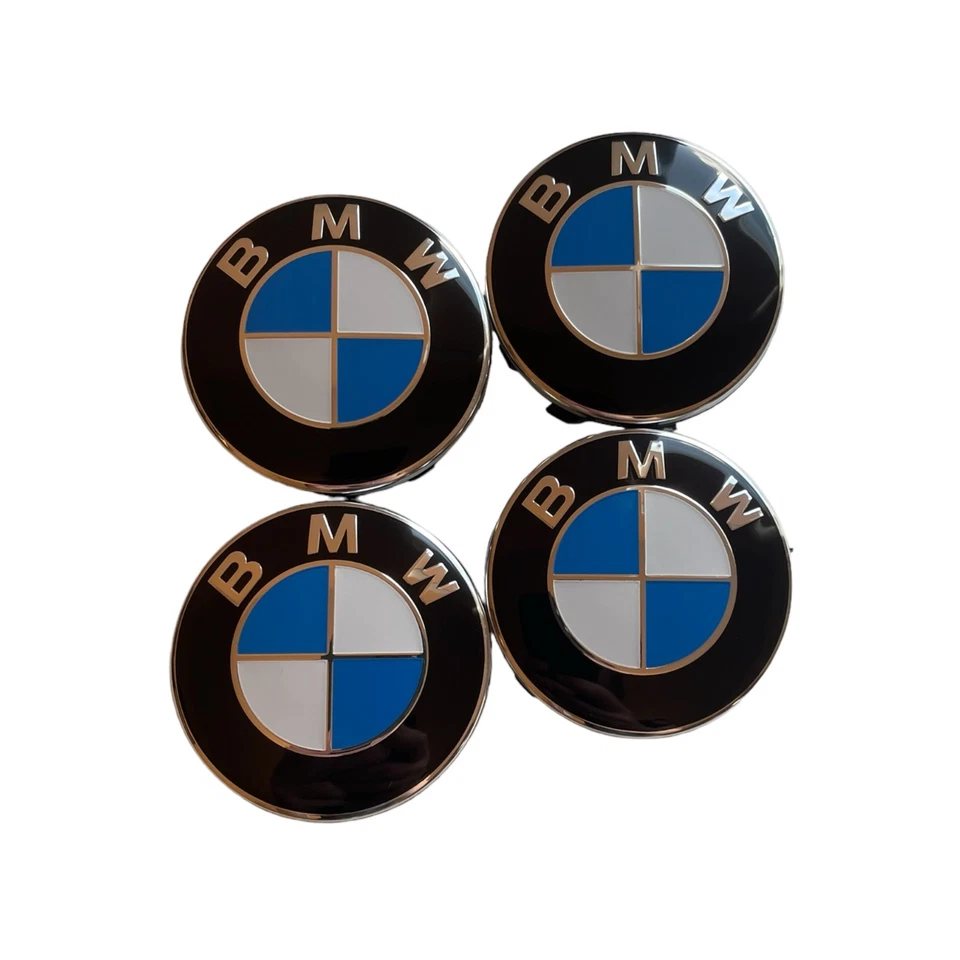 4pcs Wheel Center Emblem Caps for BMW Classic Blue for 2018-2024 56mm - Image 3 of 4