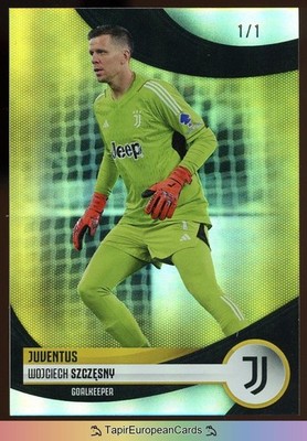 1/1 One of One Wojciech Szczesny Topps Team Set Juventus 2024 Barcelona Poland