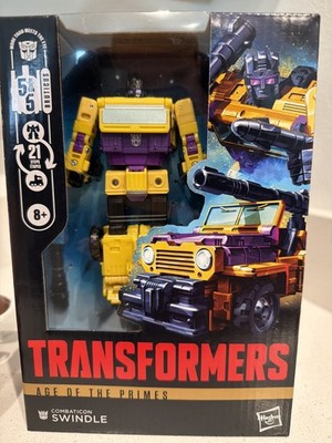 HASBRO TRANSFORMERS AGE OF THE PRIMES COMBATICON SWINDLE