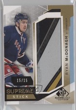 2015-16 SP Game-Used Supreme Relics Stick 15/15 Ryan McDonagh #PA-RM 2d8