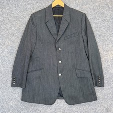 VTG Thierry Mugler Paris Sport Coat Blazer Jacket Mens FR 56 US 46 L Long Rare