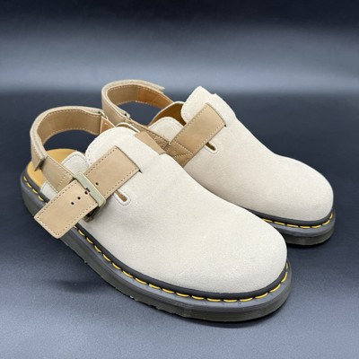 Doc Martens Jorge II Sandals US Men s 11 Beige Suede Boho Mules Casual NWOB