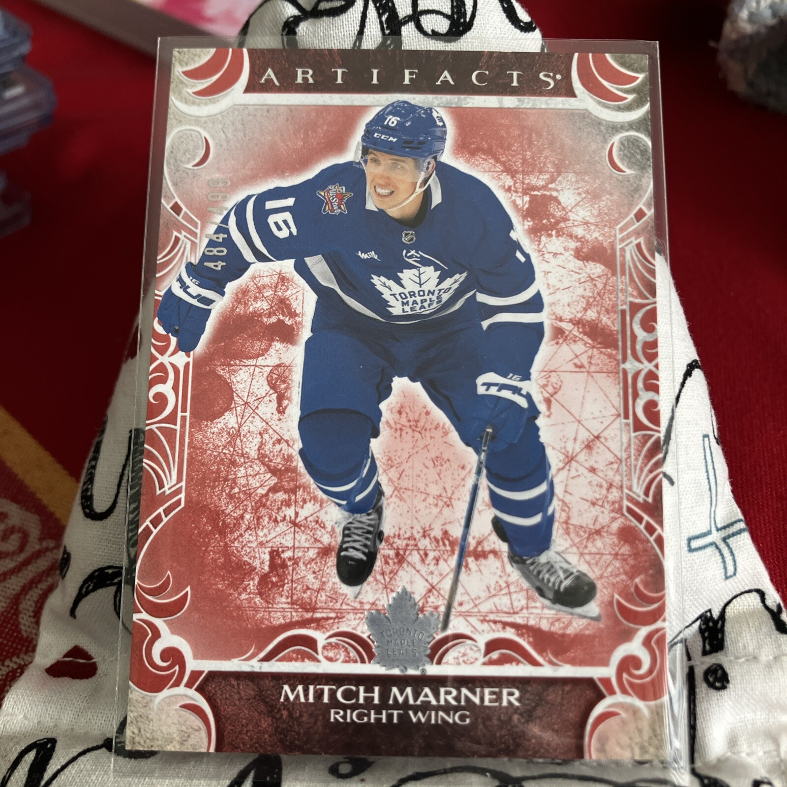 Mitch Marner Ruby 484/499 2024-25 Upper Deck Artifacts Hockey