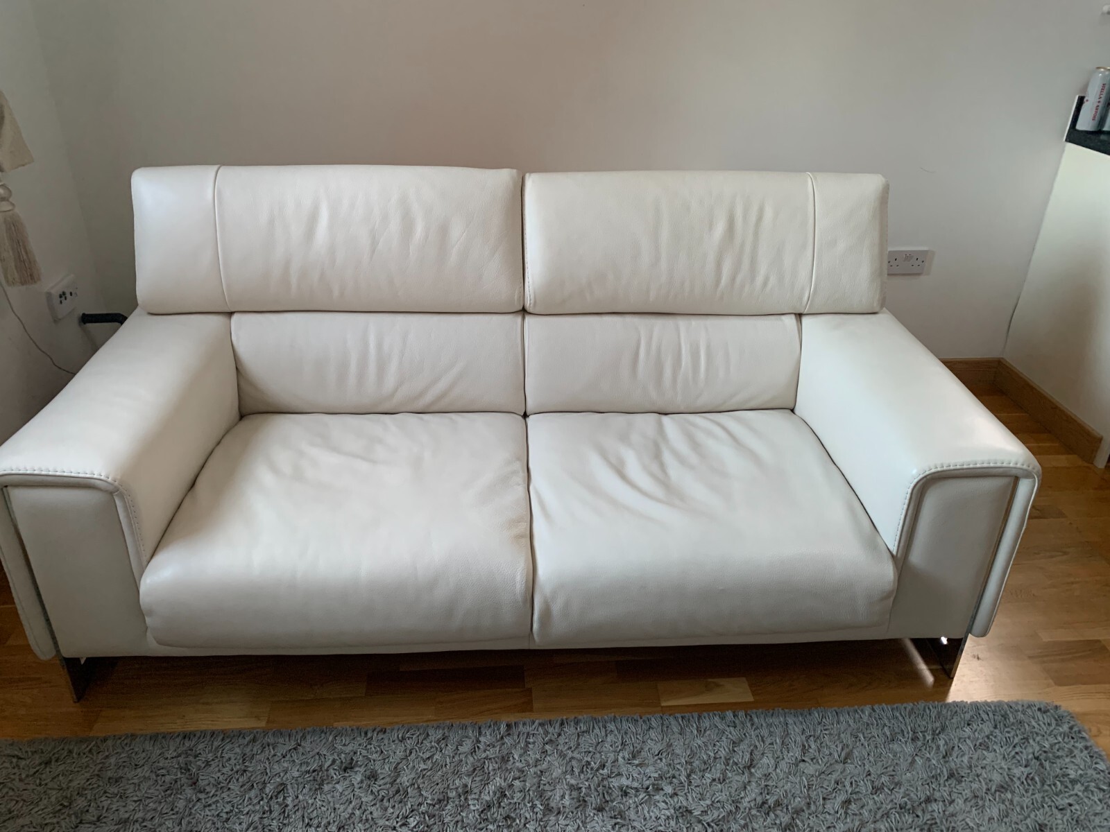 Natuzzi leather sofa eBay