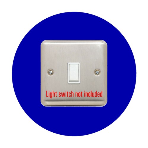 einzelner LICHTSCHALTER SURROUND, runde Acryl-Rückwand oder Fingerplatte - Bild 18 von 97