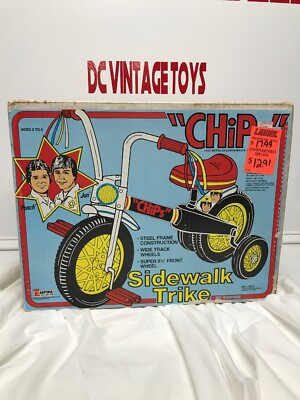 #ad #ad Vintage 1981 Empire “CHIPSquot; TV SHOW Side Walk Trike Ponch amp; Jon Very Rare Look $699.99