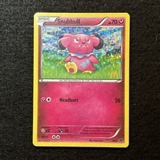 Pokemon SNUBBULL 8/12 (Holo) McDonald's Promos 2014 - LP/Light Play