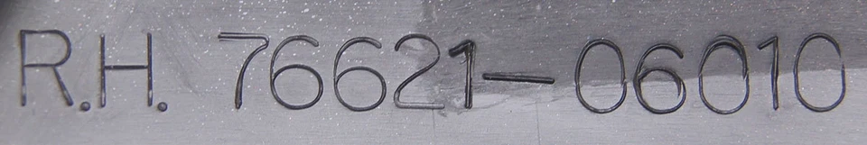 1999-2000 Toyota Solara Front RH Mudflap New Copper 7662106010E0 7662133070E0 - Image 4 of 4