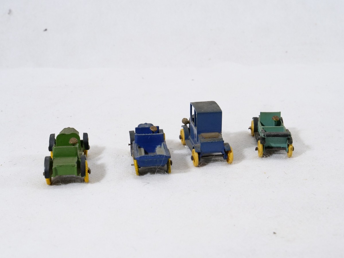 ミニカー BritishCar  MiniatureCarCollection Charbens Miniature Car Series Set of 4 Vintage Cars Made in