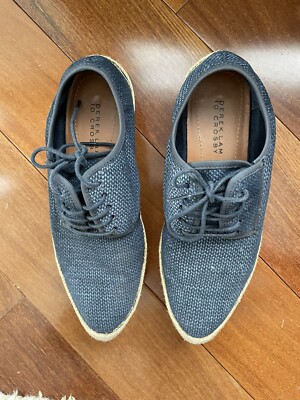 10 Crosby Derek LamGordon Too Denim Platform Espadrille Sneaker, Indigo 5M