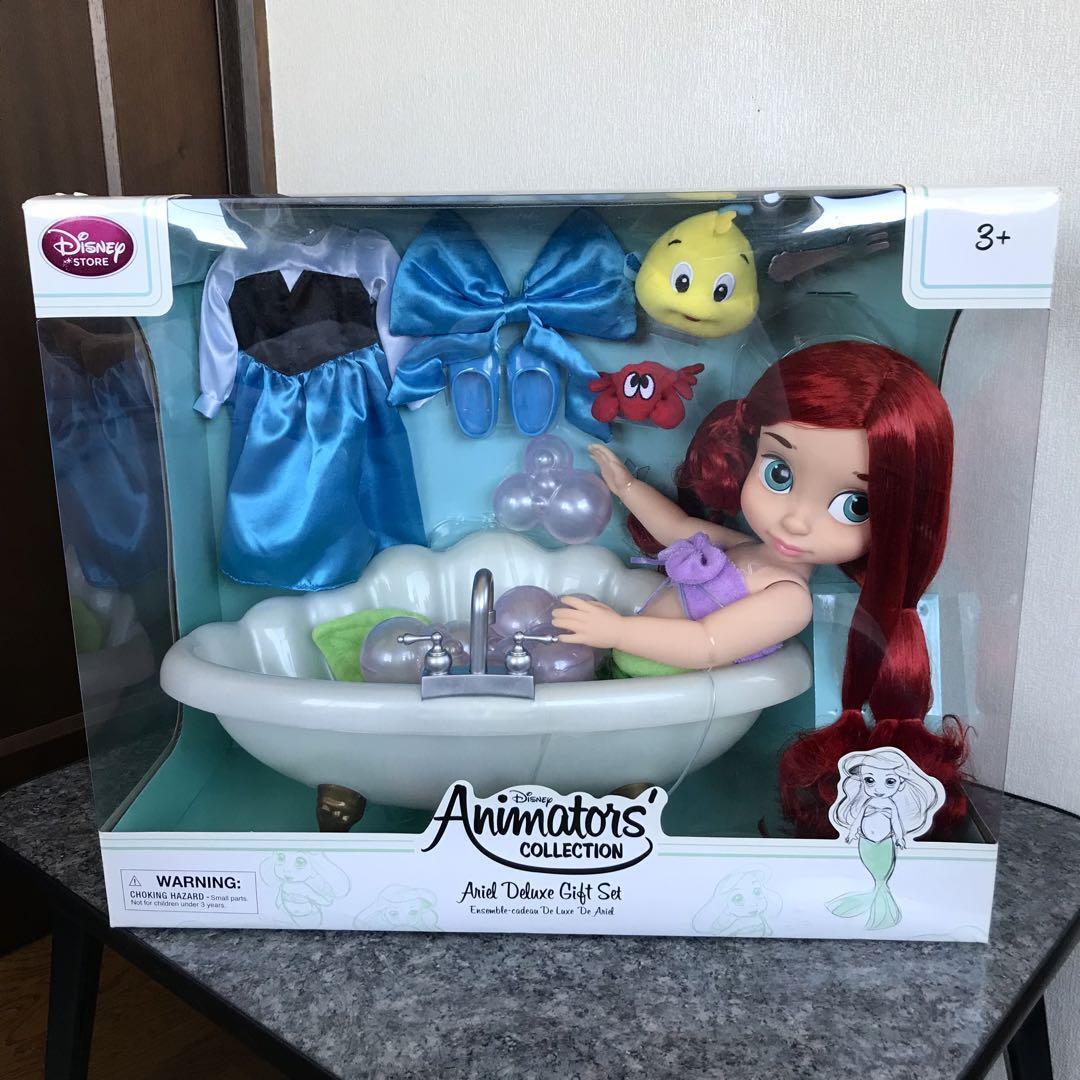 Disney Little Mermaid Young Ariel Doll No Clothes 17 Tall Clean