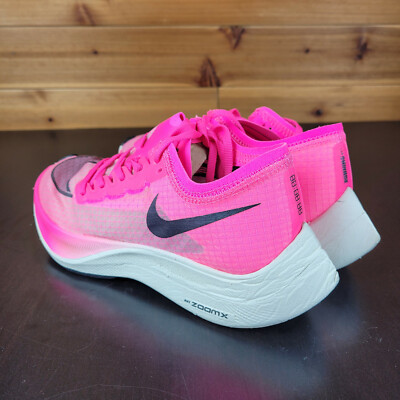 Nike Zoom X Vaporfly Next% \"Pink Blast\"④ Nike ZoomX Vaporfly Next Pink Blast Shoes US Mens Size 12.5 AO4568