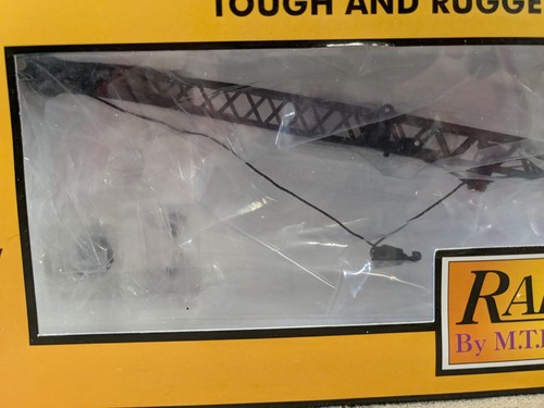MTH Rail King O Scale 85384 Pennsylvania American Crane Car 30-7932 Yellow - Picture 3 of 24