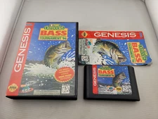 BASS Tournament 96 Sega Genesis Complete In Box CIB Great Shape
