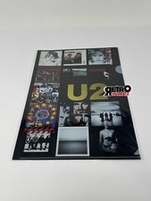 U2 Primera Prensa A4 Archivo Transparente PRIMERA PRENSA BONO RARO JAPÓN SELLADO NUEVO Banda Plana