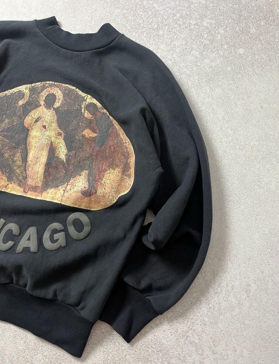 jesus is king chicago city crewneck sweatshirt size small jesus is king chicago city crewneck sweatshirt size small